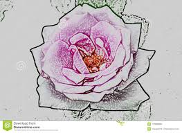 No sólo quienes saben pueden hacer estos dibujos, animate vos también a hacer estos diseños fáciles y lindos. Dibujo Abstracto De Una Flor De Una Rosa Imitando El Dibujo Por Un Lapiz Stock De Ilustracion Ilustracion De Estilo Doodle 115885689