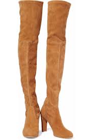 22:33 bst, 24 october 2016. Stuart Weitzman Highland Suede Over The Knee Boots In Camel Brown Lyst