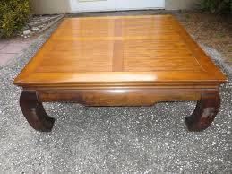 Square Ming Dynasty Coffee Table Cocktail Oriental Chinese Inlaid Top Asian Coffee Table Table Oriental Furniture