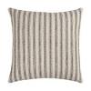 Ruching ticking stripe 3 piece comforter set. 1