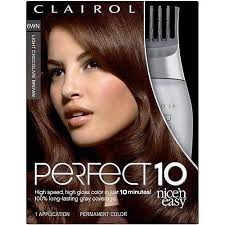 Have a clock ready for timing before you color. Clairol Nice N Easy Perfect 10 Semi Permanent Hair Color Light Chocolate Brown 6wn Walmart Com Walmart Com