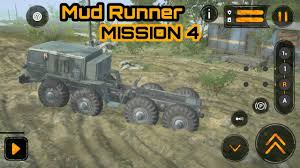 Mudrunner Mobile Gameplay Mudrunner Mission 4 Mudrunner Night Safar Monster Trucks Gameplay Truck Games