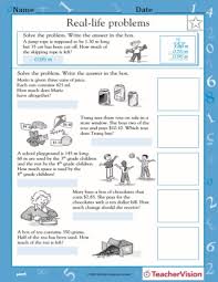 Word problems based on basic division word problems are the best ways to connect mathematics to day to day life but… by mathworksheets. Multiplication And Division Word Problems Iii Worksheet Grade 3 Teachervision