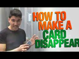 Just scroll below to find it. Really Cool Magic How To Make A Card Disappear Youtube