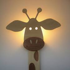 wall lamp giraffe led light babyroom childrens wall etsy babykamer hout kinderkamer hout lampen kinderkamer