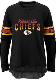 Check out our chiefs shirt selection for the very best in unique or custom, handmade pieces from our clothing shops. Kansas City Chiefs Girls Black Crystalline Formation Long Sleeve T Shirt Image 1 Kansas City Chiefs Nfl Kansas City Chiefs T Shirt Image