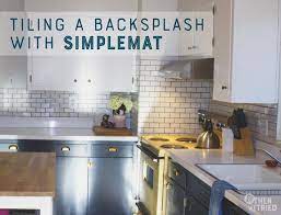 Two basic types of material are used to install wall tiles for home renovations, such as a backsplash: Tiling A Backsplash With Tile Mat A Simplemat Review And Then We Tried