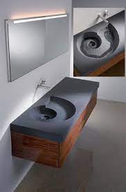 A cool looking bathroom definitely starts with a cool looking sink! Pin By Michelle Forte On Beautiful Bath Unique Bathroom Sinks Small Bathroom Sinks Bathroom Sink Design