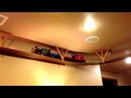 Ceiling Mounted G Scale Train Youtube Model Trains Toy Train Model Train Layouts