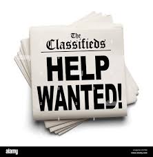 Classifieds paper hi-res stock ...
