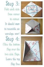 Cut out the bigger envelope shape from the gift wrap paper. Pretty Handmade Envelopes Just Imagine Daily Dose Of Creativity Handmade Envelopes Homemade Envelopes Envelope Book
