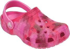 Croc Classic Tie Dye Clog In Cand Pink Party Pink Classic Ties Crocs Toddler Crocs