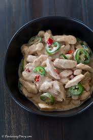 Chicken Bicol Express Panlasang Pinoy Recipe In 2020 Chicken Bicol Express Recipe Stuffed Peppers
