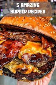 Like Most Stuffed Burger Recipes You Will Need To Mix The Ingredients With The Ground Meat To Ensur Burger Recipes Beef Bbq Burger Recipes Steak Burger Recipe