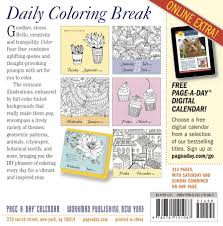The original—and still the best: Color Your Year Page A Day Calendar 2017 Workman Publishing 9780761191087 Amazon Com Books