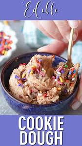 Essbarer Keksteig 100 Sicher Zu Essen Ohne Testikel Oder Rohes Mehl Solch Ein Verwohn Ein Essb Edible Cookie Dough Dessert Recipes Cookie Dough Recipes
