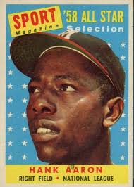 Hank Aaron 1958 Topps #488 All-Star