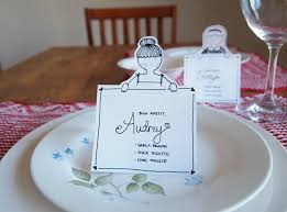 Diy place cards are the ticket! Diy Place Cards With Personalised Characters How To Make A Place Card Papercraft On Cut Out Keep