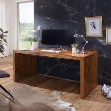 Passt für alle gängigen tischplatten. Schreibtisch Boha Sheesham Braun Aus Sheesham 180 Cm Breit Angebot 24 Reduziert Schreibtische
