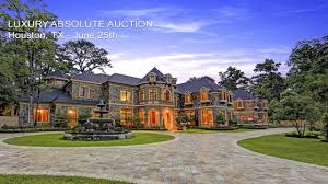 Luxury Houston Texas Mansion For Sale By Absolute Auction Mega Mansions For Sale Texas Mansions Mansions