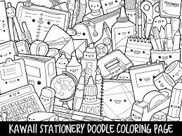 Check spelling or type a new query. Stationery Doodle Coloring Page Printable Cute Kawaii Coloring Page For Kids And Adults Doodle Coloring Pages Doodle Coloring Cute Coloring Pages