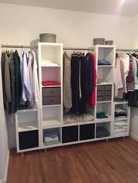 Kleiderschrank Ikea Kallax Stangen Und Die Fusse Uber Ebay Kallax Ikea Ikea Closet Hack Ikea Closet