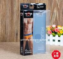 men's underwear Plastic Printed Packaging box - plastic box ...