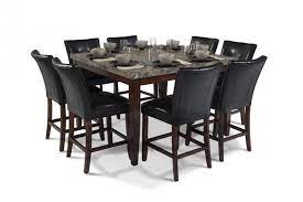 Table top is in a round shape 54 x 54. Montibello 54 X 54 Pub 9 Piece Set Dining Table Setting Dining Room Sets Pub Set