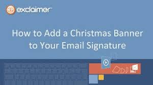 Maybe you would like to learn more about one of these? Exclaimer Signature Manager Add A Christmas Campaign Banner To Your Email Signature Youtube