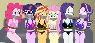 It ain't easy being breezies 17. 2282357 Artist Robukun Bondage Bound And Gagged Bra Breasts Cleavage Clothes Cutie Mark Underwear Derpibooru Import Duct Tape Equestria Girls Female Femsub Fluttershy Fluttersub Gag Panties Pinkie Pie Pinkiesub Raised Eyebrow Rarisub