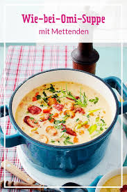 Wie Bei Omi Suppe Mit Mettenden Rezept Lecker Rezept Rezepte Essen Rezepte Suppen Und Eintopfe