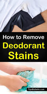 Fill a large bucket or the washing machine with cold water. 5 Super Simple Ways To Remove Deodorant Stains
