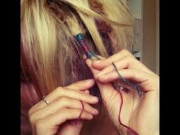 how to do a hair wrap with string you
