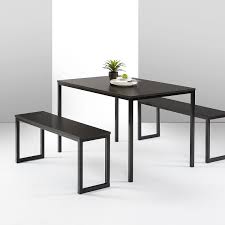 Zinus Louis Modern Studio Collection Soho Dining Table With Two Dining Benches Multiple Colors Walmart Com Dining Room Sets Dining Table With Bench Dining Table