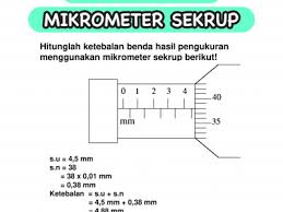 Hasil dari pengukuran diameter sebuah kelereng dengan menggunakan mikrometer sekrup di tunjukan oleh gambar di atas tentukan dari diameter pada soal ini, terlihat pengukuran menunjukkan bahwa skala utama menunjukkan ukuran 4,5 mm. Contoh Soal Mikrometer Sekrup Dan Pembahasannya