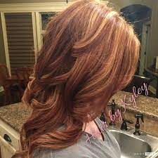 Red Hair With Burgundy Lowlights Vanilla Highlights Red Hair With Highlights Hair Styles Hair