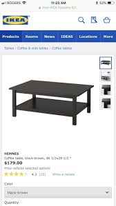Favorite this post aug 18 ikea hemnes coffee tables $25 (danville / san ramon) pic hide this posting restore restore this posting. Find More Ikea Hemnes Coffee Table In Black Brown Price Reduced For Sale At Up To 90 Off