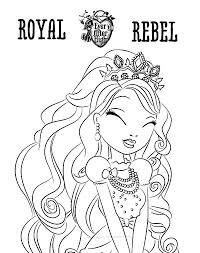 Dragon coloring pages for adults i'm currently on my way to finishing reading robert jordan's masterpiece, wheel of time book series. Royal Rebel Ever After High Coloring Pages Download Print Online Coloring Pages For Free Color Nimbus
