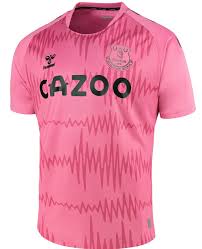The away kit is a beauty too. New Everton Amber Away Shirt 2020 21 Pink Efc Alternate Goalkeeper Jersey By Hummel Football Kit News