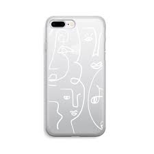 Aesthetic Black And White Phone Case Faces Picasso Iphone Case Clear Transparent Line Art Abstract Drawing Phone Cases Cover 5s 6s 6 Plus 7 Plus 8 Plus X Xs Max Xr 11 Pro Max In 2020 Minimalist Phone Cases Aesthetic Phone Case Clear Iphone Case