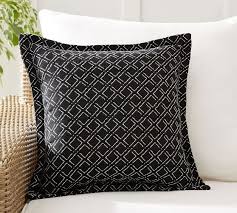 Outdoor daybed cushion round diamond. Sunbrella Diamond Reversible Indoor Outdoor Pillow Pottery Barn