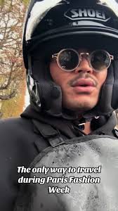 The only way to travel during #PFW