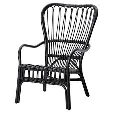 The offered wicker furniture is praised in the market for its durability & elegant look. Storsele High Back Armchair Black Rattan Ikea