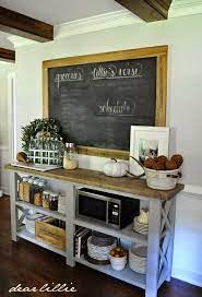 The best ways to decorate large blank walls 10 photos. The Other Side Of The New Painted Room Sideboard Pantry Back Hall Kitchen Wall Decor Dining Room Decor Kitchen Wall