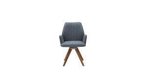 Interliving Esszimmer Serie 5102 Armlehn Schalenstuhl Mit Drehfunktion Aquafarbener Bezug Tirol 484 Wildeichefüße