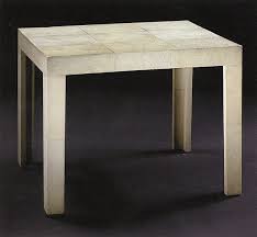 The Parsons Table Designed By Jean Michel Frank In The 1930s Description From Pinterest Com I Searche Painting Burlap Art Deco Interior Design Parsons Table