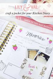 Crafting A Pocket For Your Keepsake Kitchen Diary Recipe Book Diy Photo Album Scrapbooking Recipe Scrapbook
