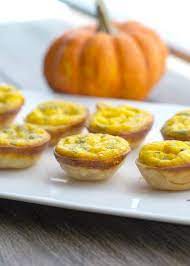 Pumpkin And Brie Mini Quiche Recipe Pumpkin Recipes Dip Recipes Appetizers Pumpkin