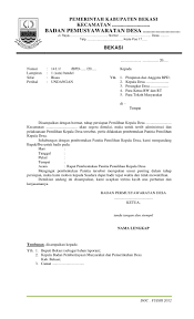 Surat undangan resmi merupakan surat undangan yang dibuat oleh instansi atau perusahaan untuk kegiatan yang formal seperti undangan rapat setelah anda tahu tentang seluk beluk surat undangan, berikut kami lampirkan kepada anda beberpa contoh surat undangan yang dapat anda. Contoh Surat Undangan Pemilihan Anggota Bpd Desa Sample Cute766