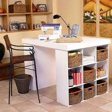 I Pinned This Venture Project Center Desk From The Craft Room Event At Joss And Main Sewing Furniture Craft Room Craft Room Office